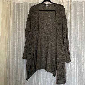 H&M Cardigan Size L, Green/Black